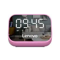 LENOVO - Parlante Bluetooth despertador TS13 Speaker PINK