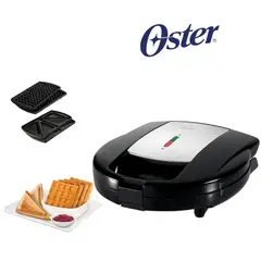 OSTER - SANDWICHERA Y WAFLERA CKSTSM3892 PLACAS INTERCAMBIABLES