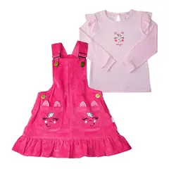 BEBELU - Conjunto Babycord Carlita Para Niña Bebelú