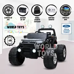 MERCEDES BENZ - Carro a Batería 4x4 «PRIME UNIMOG» Licenciado Black