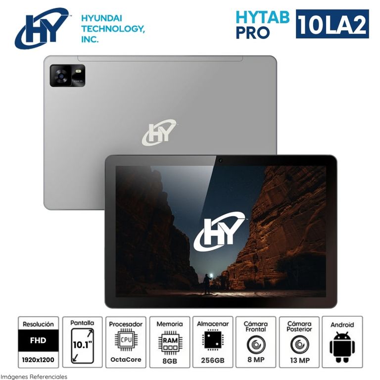 Tablet HYTAB PRO 10LA2 8GB RAM 256GB 4G LTE - GRIS ESPACIAL