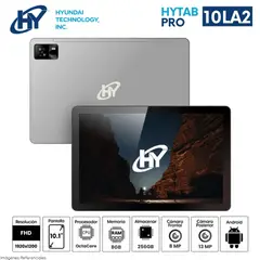 HYUNDAI - Tablet HYTAB PRO 10LA2 8GB RAM 256GB 4G LTE - GRIS ESPACIAL