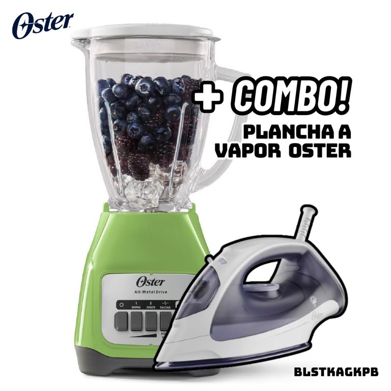 LICUADORA 2 VELOCIDADES 800W KIWI - BLSTKAGKPB + PLANCHA