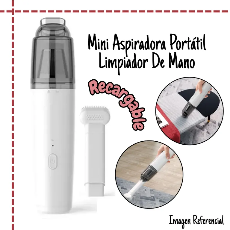 Mini Aspiradora Portátil para auto - Recargable