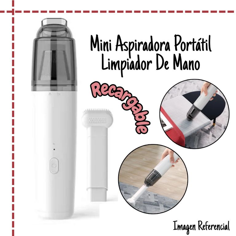 Aspiradora Portátil para auto - Recargable