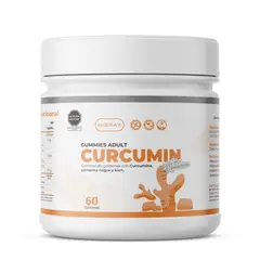 NIBRAY - Curcumin con Pimienta Negra y Kion 60 Gomitas