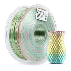 AMOLEN - Filamento Arcoíris PLA para impresora 3D multicolor pastel
