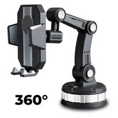 GENERICO - Porta Celular 360° Plegable Tableros y Parabrisas