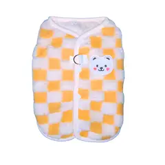 IDEAS PERFECTAS - Chaleco Amarillo Peluche - Talla L