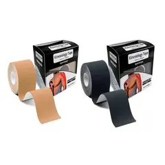 GENERICO - Cinta tape Kinesiológica 5 Metros x 2 unidades