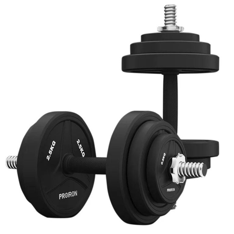 Juego de Mancuernas de Caucho Ajustable 30 KG