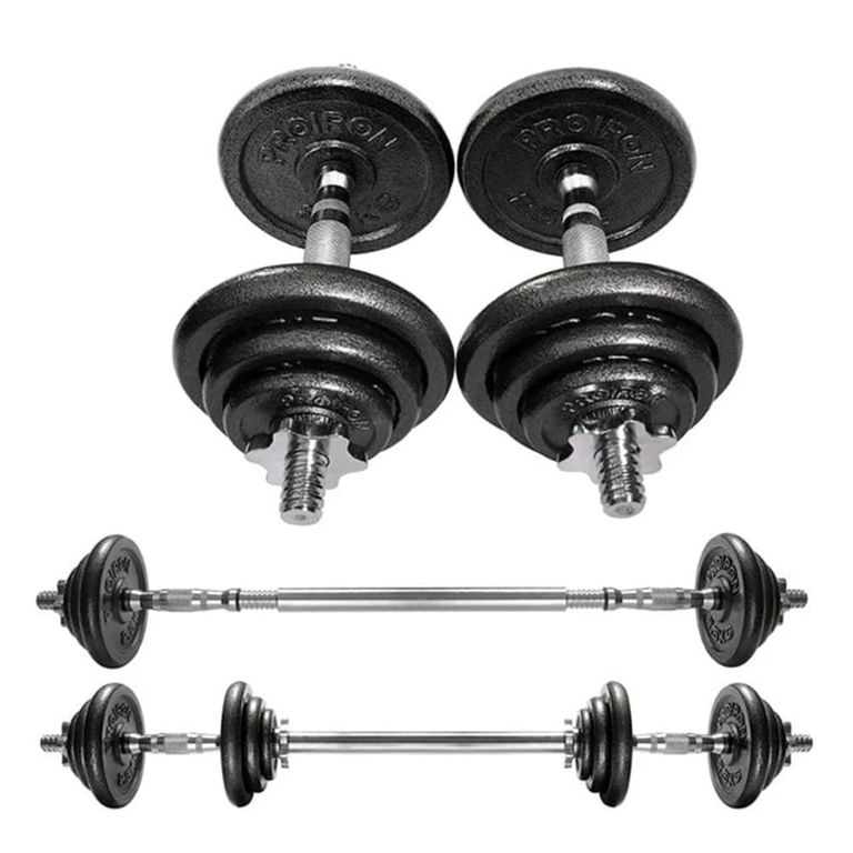 Juego de Mancuernas de Hierro Fundido Ajustable 20 KG