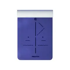 PROIRON - Mat de Yoga de TPE de 7mm Morado y Gris