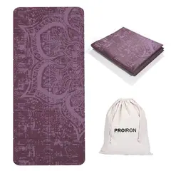 PROIRON - Mat Plegable de PVC de 2mm Vino