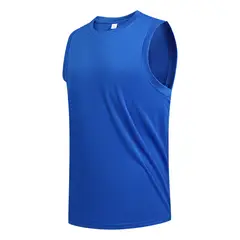 LEDUNTINO - Hombres de seda de hielo Casual Deportes Transpirable Chaleco Verde