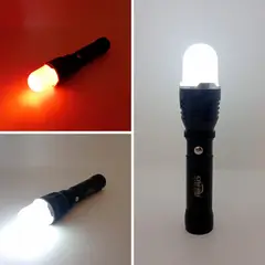 CAFINI - Linterna Táctica Led Recargable Multifunción L363A
