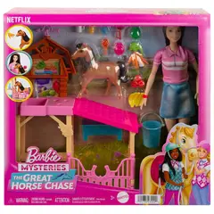 BARBIE - Playset Cuidado de Ponys con Renee
