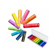 XIAOMI - Pilas Multicolor AA Pack de 10 und