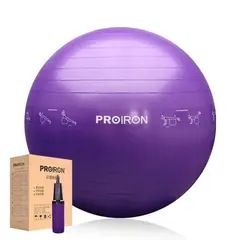 PROIRON - Pelota de Yoga y Pilates de 65cm Morado