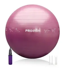 PROIRON - Pelota de Yoga y Pilates de 65cm Rosado