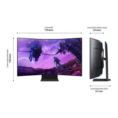 SAMSUNG - Monitor Gaming Odyssey ARK 55” NEO QLEDl QHD