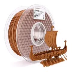 AMOLEN - Filamento Madera PLA para impresora 3D color Secoya