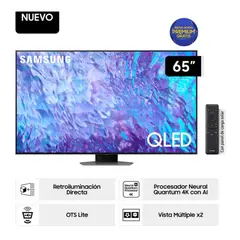SAMSUNG - Televisor Smart TV 65 QLED 4K QN65Q80CAGXPE