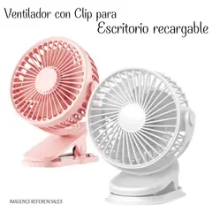 GENERICO - Mini Ventilador con Clip - Recargable