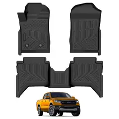 GENERICO - PISO 5D PARA FORD RANGER 2022 - 5 ASIENTOS