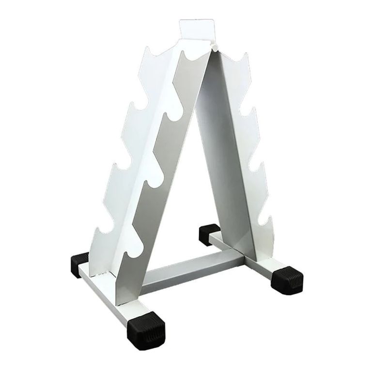 Rack de Acero para 4 Pares de Mancuernas