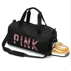 PINK - MALETIN DEPORTIVA PARA MUJER - Negro