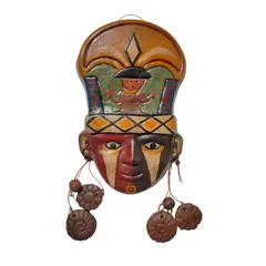 GENERICO - Mascara con Pelo de Ceramica de Ayacucho