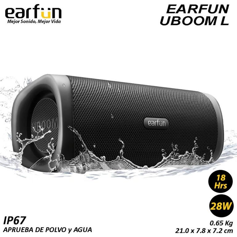UBOOM L Altavoz portátil de 28 W sonido estéreo graves