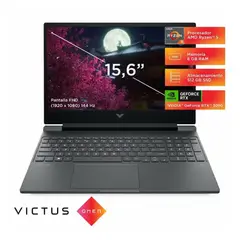 HP - LAPTOP VICTUS AMD RYZEN 5 8645HS 8GB RAM 512GB SSD 15.6" FHD RTX 3050 6G 15-FB2002LA