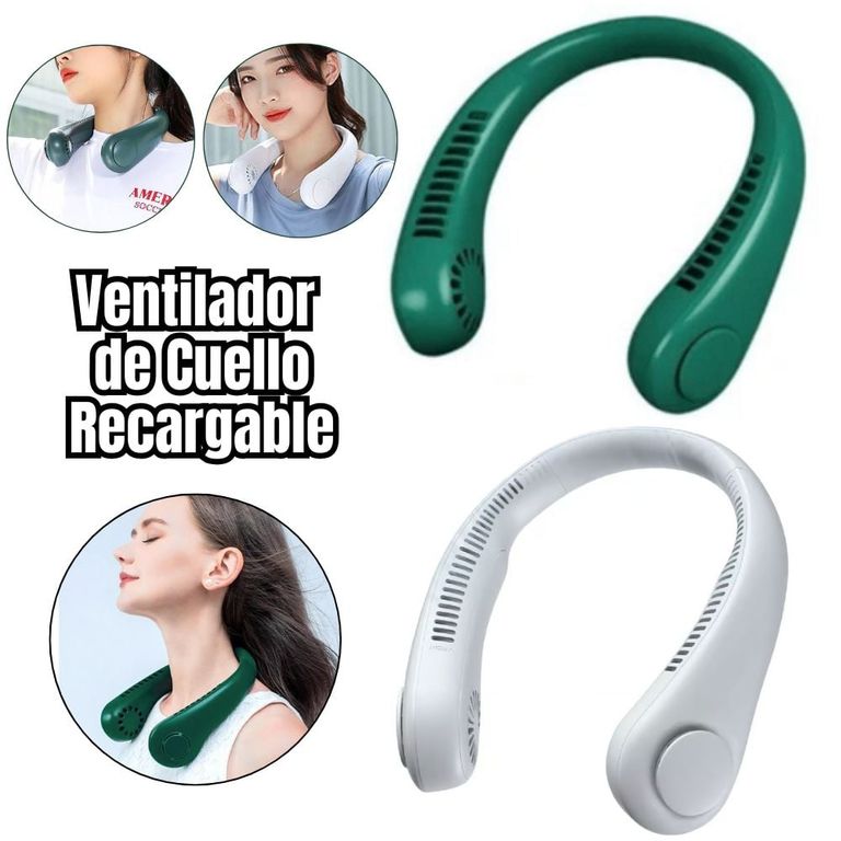 Ventilador De Cuello Portatil Recargable