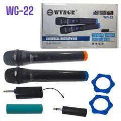 OEM - Par de Microfonos Universal Inalámbrico De Baja Potencia Wg22