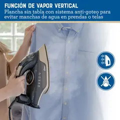 OSTER - Plancha de Vapor PRESSXPRESS GCSTPX9000B Potente y Eficiente