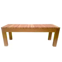START FG - Banca de madera Banqueta de terraza 1.00 mts tormillo original