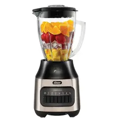 OSTER - Licuadora vaso de vidrio refractario Boroclass® BLSTPEG-NPB