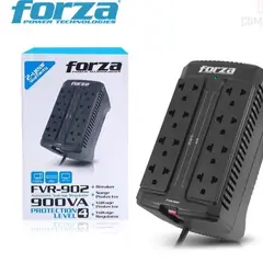 FORZA - Estabilizador de voltaje FVR 902 de 08 tomas 900VA/450W -