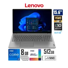 LENOVO - LAPTOP 15.6" FHD INTEL CORE i7-1355U 8GB 512GB SSD FREEDOS V15 G4 IRU 83A100EQLM