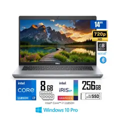 DELL - LAPTOP LATITUDE 5421 I7-11850H VPRO 8GB 256GB SSD 14 HD WINDOWS 10 PRO (L5421I7TGS8256W10P3W)