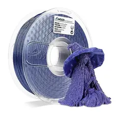 AMOLEN - Filamento Escarchado Glitter PLA para impresora 3D Galaxy Azul