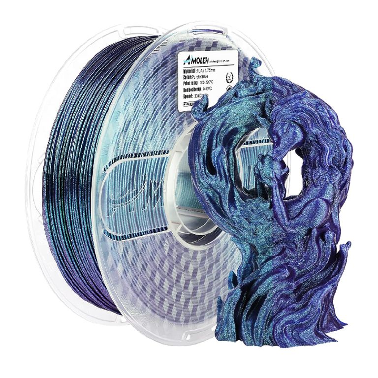 Filamento Escarchado Glitter PLA para impresora 3D Galaxy Esmeralda