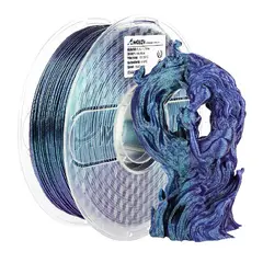 AMOLEN - Filamento Escarchado Glitter PLA para impresora 3D Galaxy Esmeralda