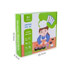 GENERICO - Bloques de construcción de sushi en madera - Juego didáctico