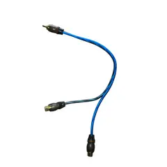 BLACK HAWK - CABLE Y PARA AMPLIFICADOR 1MACHOS 2HEMBRA