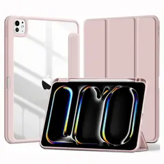 GENERICO - Funda Case Híbrido para iPad Pro 13 M4 (2024) - Rosado