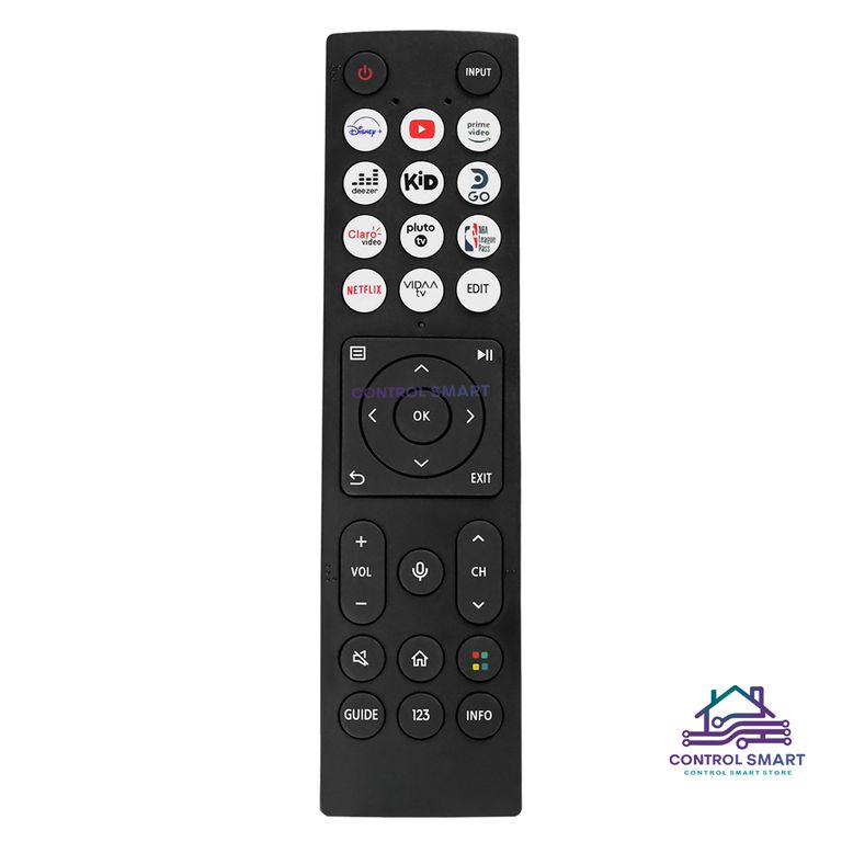 Control Remoto para Hisense Smart TV Sin Mando de Voz