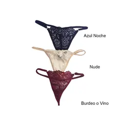 GENERICO - Pack de 3 tangas regulables